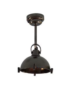 Industrial Black Ceiling  Light - Battery Light