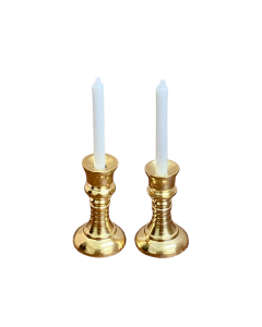 Two Brass Candlesticks