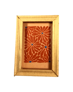 Picture of Retro Orange Floral Art (Discontinued)