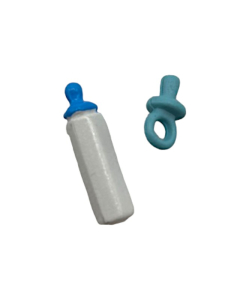 Blue Dummy and Bottle