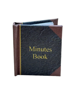 Minutes Book (Discontinued)