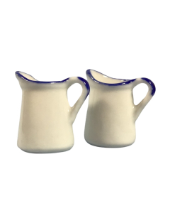 Blue & White Jugs, Pack of 2