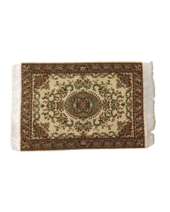 D4264 - Beige and Red Turkish Rug