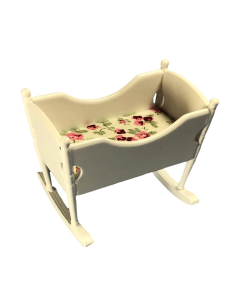 White Rocking Cradle