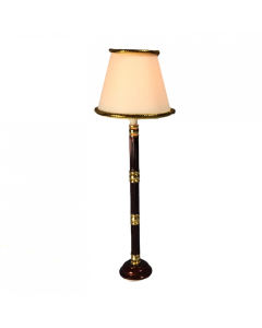 LT3004 - Standard Lamp Wood and Brass (DE019)