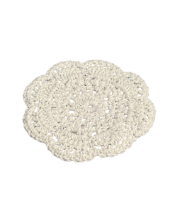 White Crochet Rug