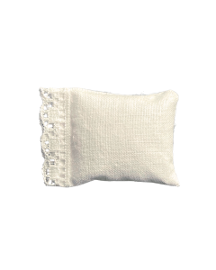Plain White Lace Pillow