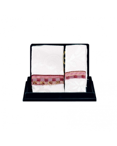 RP17715 - Towel Set with Purple Trim