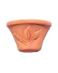 CP017 - Terracotta Wall Planter - Leaf Design