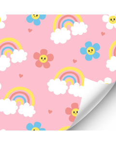 Cute Flower Rainbow Wallpaper