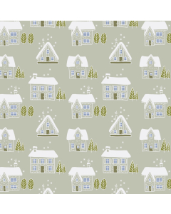 Snowy House Christmas Wallpaper