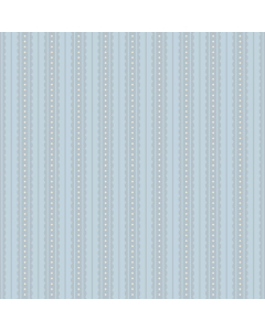 Scallop Stripe on Pastel Blue Wallpaper