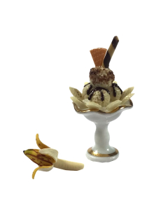 Ice Cream Sundae with Bananas