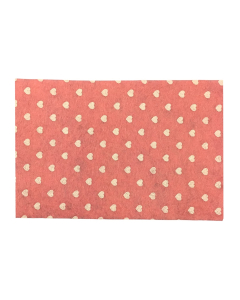 Pastel Pink Heart Rug