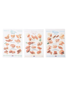 Set of 3 Meat Posters