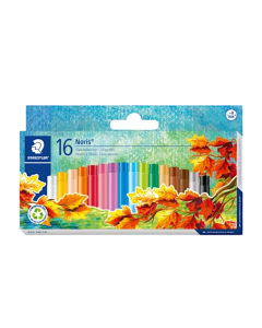 Noris Oil Pastel Crayons - Box of 16 in Asstd. Colours