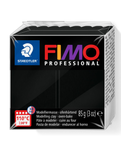 Black - Fimo Professional - 85g (Discontinued)