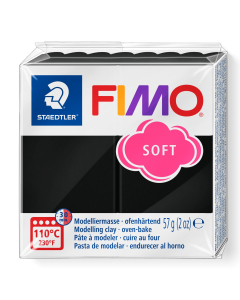Black - Fimo Soft - 57g