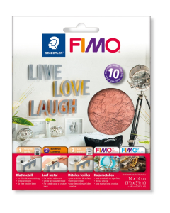 Copper Leaf - Fimo Accessories - Pack of 10