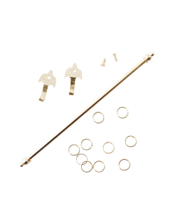 Brass Expanding Curtain Rail