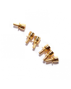 TC1112 Brass Drawer Knobs Pk 6