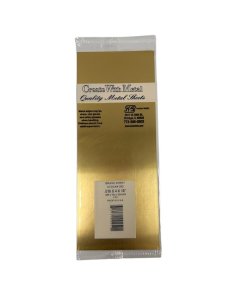 Brass Sheet 0.016'' X 4'' X 10'' Metal Mks-252