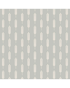 Hazy Blue Wallpaper with Cloud Cream Grain Print