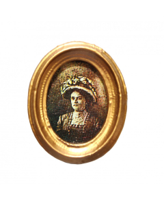 MC5015 Oval Picture of Lady