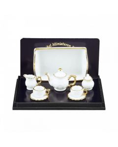 RP13486 - White and Gold Tea Set