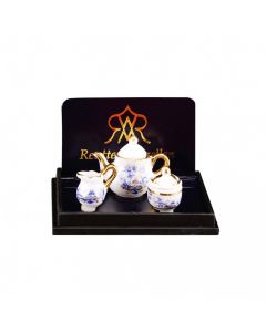 RP13645 - Blue and Gold Tea Set