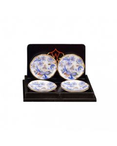 RP13895 - Blue and Gold Dinner Plates (pk4)