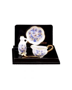 RP14065 - Blue and Gold Serving Set