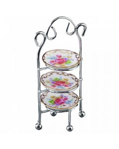 RP14986 - Tiered Plate Rack with Plates