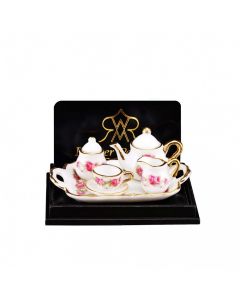 RP16215 - Pink Floral Tea Set