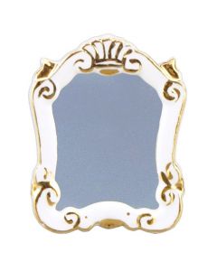 RP16246 - White Baroque Mirror
