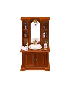 RP17184 - Sink in Mirrored Cabinet with Accessories