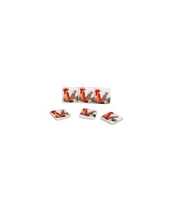 Tiles In Rooster Design, Pack of 6 (RP17916)