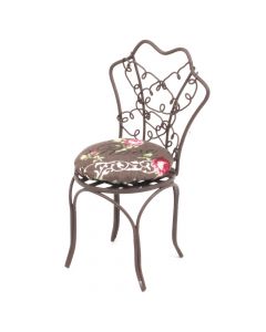 RP18074 - Brown Metal Garden Chair