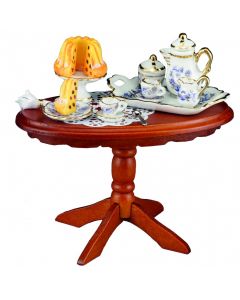 RP18221 - Table with Blue and Gold Accessories