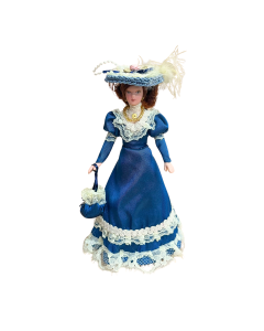 Victorian Lady in Blue