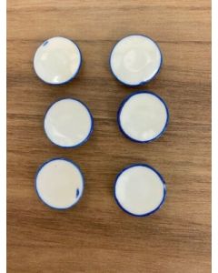 QUALITY ISSUE - 4 White Porcelain Plates