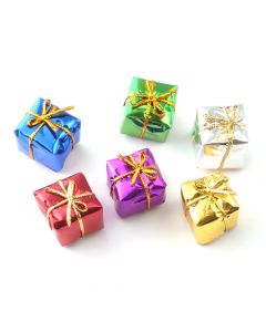 D2304 Pack 6 Wrapped Presents 2.5cm