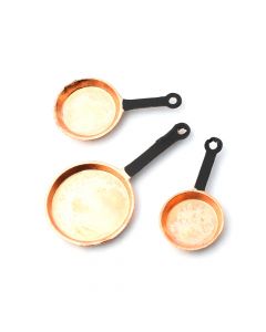 MCCRH1195 3 Copper Frying Pans