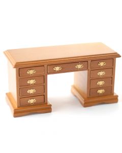 DF1450 Oak Kneehold Desk