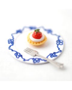 DM-F254 - Strawberry Tart on Small Plate