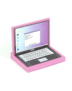 DM-O34BP 1:12th scale Bright Pink Laptop