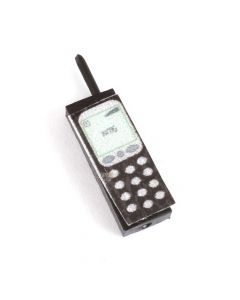 DM-O36BK - 1:12 Scale Black Mobile Phone