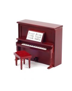 E2114 - Victorian Upright Piano & Stool