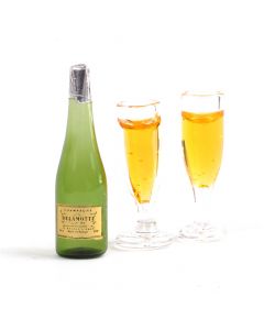 E2150 - Champagne & Flutes, 3 pcs