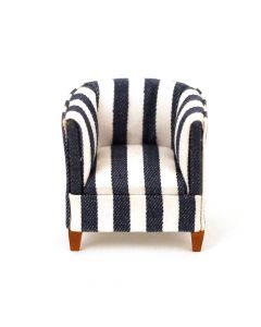 E2496 - Dolls House Emporium Furniture Stripe Tub Chair
